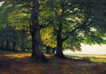 landscape Painting - the teutoburg forest 1865 classical landscape Ivan Ivanovich